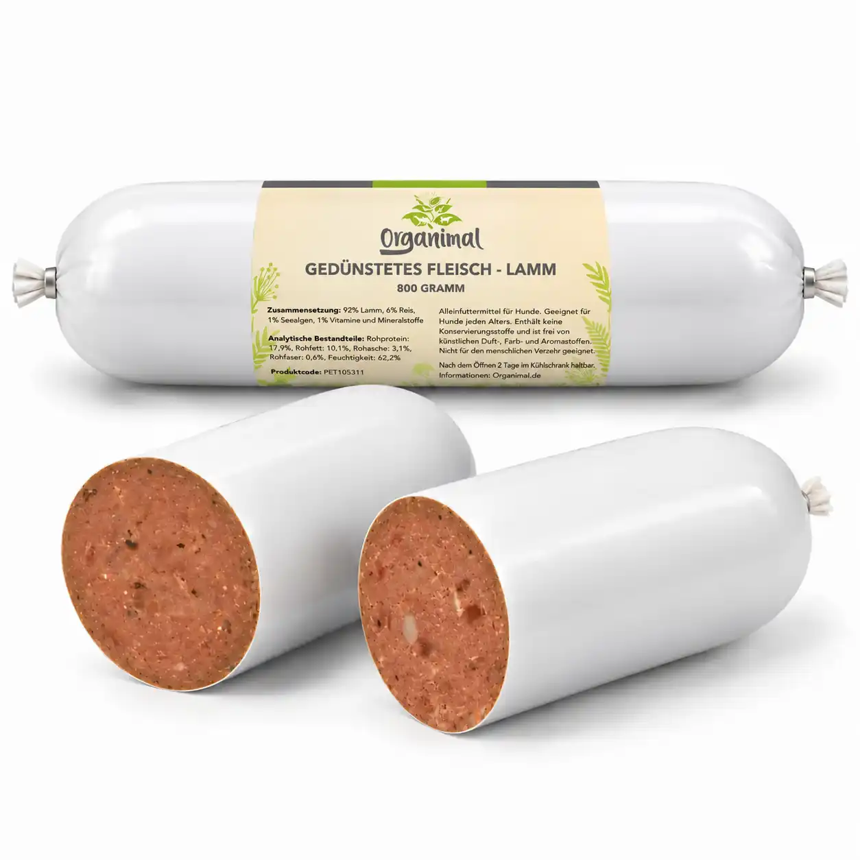 Organimal Gedünstetes Fleisch - Lamm