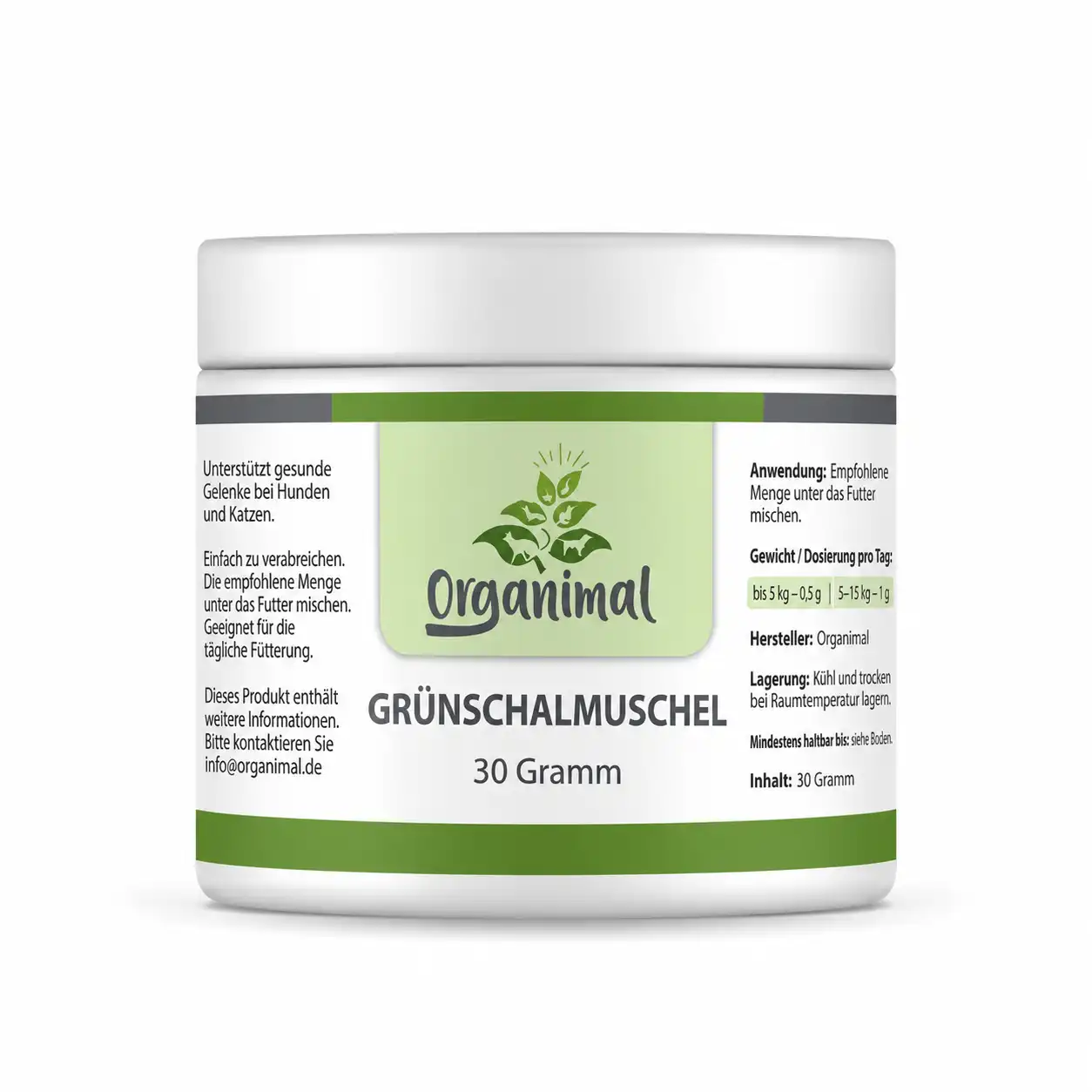 Organimal Grünschalmuschel – Katzen